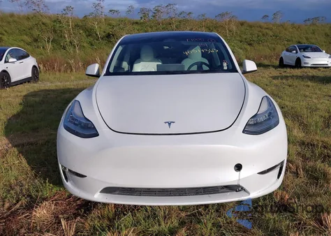 2022 Tesla Model Y Long Range Dual Motor All-Wheel Drive from USA, damaged, VIN 7SAYGAEE0NF427036